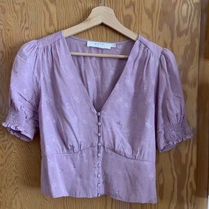 ASTR purple crop top